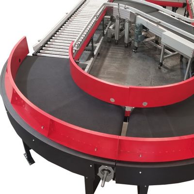 Qualität  Logistics Curve Belt Conveyor Logistics Curved Conveyor Belts For Material Distribution And Sorting usine