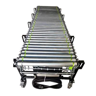 Qualität  Hotels Factory Price Unloading Artifact Powered Flexible Expandable Roller Conveyor usine